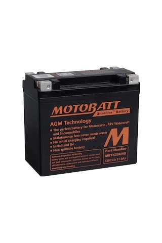 Motobatt Quadflex 4 Kutup 21 Ah 320 Cca Akü