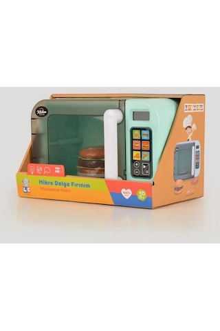 Dokunmatik Ekranlı Işıklı Ve Sesli Oyuncak Mikrodalga Fırın - Lc-30994