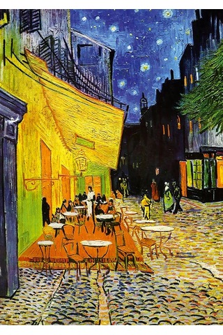 Yappuzz Kafe Terasta Gece 1000 Parça Puzzle
