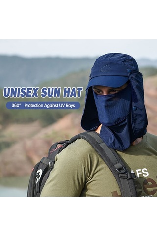 Unisex Çok Amaçlı Güneşten Koruyucu Şapka - Gri Renkli Outdoor Spor Ve Günlük Kullanım İçin Pratik Aksesuar Gri