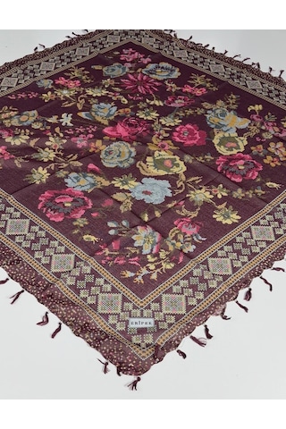 Eripek Sökme Boncuklu Tülbent 06357 Bordo