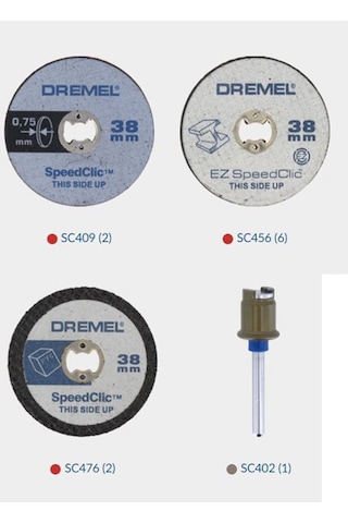 Dremel Speedclic Kesme Aksesuar Seti (SC690) 11'Li - 2615S690JA