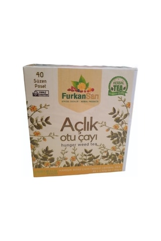 Furkan Sarı Açlık Otu Süzen Poşet Bitki Çayı 40 x 1.5 G