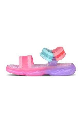 Vicco Flora Cırtlı Işıklı Kız Bebek Sandalet 321.24y.203 Pembe