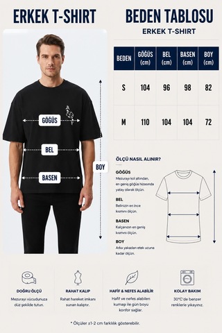 Neco Giyim Unisex Oversize Geniş Kesim %100 Pamuk Yumuşak Dokulu Basic Bisiklet Yaka Tişört Siyah Zar