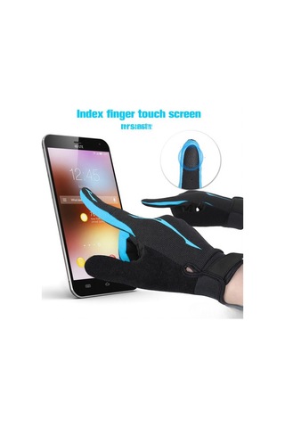 Vkemall Sürekli Dokunmatik Ekranlı Bisiklet Eldiveni - Xl Siyah Yeşil - Şok Emici Jel Ve Sbr Malzeme - Outdoor Sporlar İçin - Soluk Ve Dayanıklı Çok Renkli