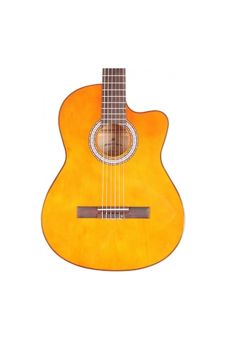 Miguel Angela Ma1c-wa Cutaway Klasik Gitar - Naturel Başlangıç/orta - Kesik Kasa Ceviz/naturel Görünüm, Kesik Kasa Tasarımı, Net Ve Berrak Ses Projeksiyonu Uyum: 4/4 Tam Boy Standart