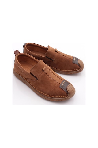 Dgn 9861 Erkek Comfort Ayakkabi Taba Nubuk Kahve