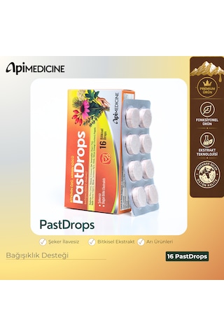 Pastdrops Doğal Savunma Destekli Şekersiz Bitkisel Drops