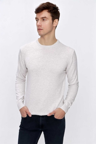 Morven Basic Dinamik Fit Rahat Kesim Bisiklet Yaka Triko Kazak 99kc017005653 Bej