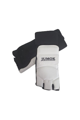 Jumok Taekwondo Ayaküstü Koruyucu Beyaz - Siyah Jumok Taekwondo Ayaküstü Koruyucu Beyaz - Siyah
