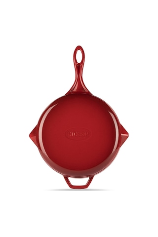 Hosse Yuvarlak Döküm Grill Izgara Tava 24cm Kırmızı Hs Y Gtv 24 Kırmızı