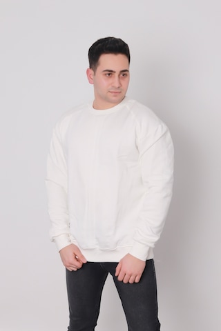 Fk Fashion Fkfshion Sweatshirt 22FK0187 Beyaz