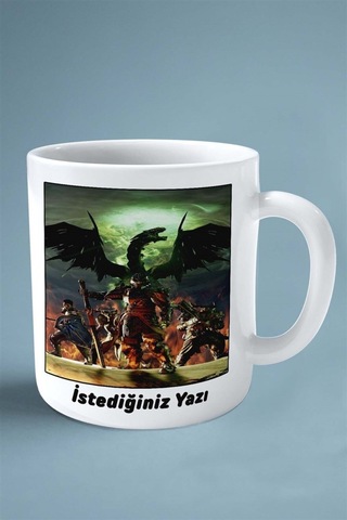 The Art Of Dragon Age Inquisition Oyun Baskılı Kupa Bardak Çift Taraflı Baskı Kişiye Özel Model 2 Çok Renkli