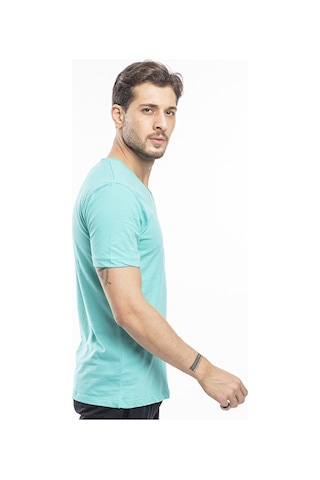 Slazenger SARGON IN Erkek Tişört Koyu Yeşil