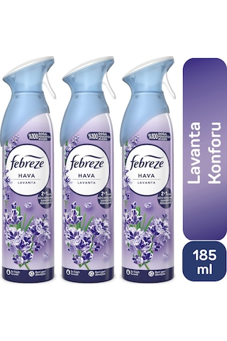 Febreze Lavanta Hava Ferahlatıcı Sprey Oda Kokusu 3 x 185 ML