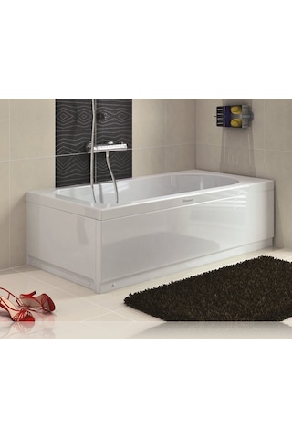 Shower 80X140 Düz Mini Küvet Oturmasız