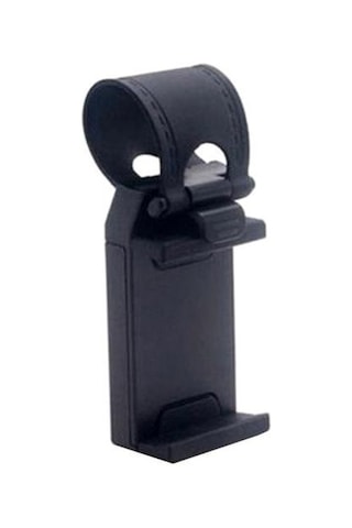 Jms Güçlü Taşıma Kapasitesi Profesyonel Evrensel Araç Direksiyon Cep Telefon Tutucu Siyah