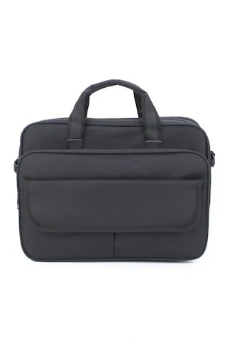 Case Club 104 Siyah 15.6 inç Omuz Askılı Evrak Laptop Çantası Siyah