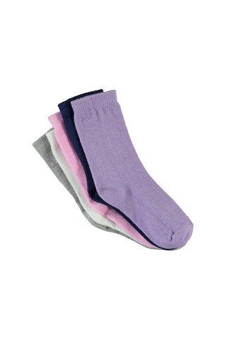Civil Girls Kız Çocuk 5'li Çorap 2-12 Yaş Pembe-gri 09e08l04024s1