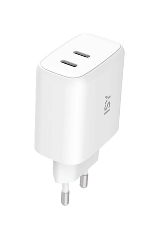 ISY IWC-0004 45 W 2XUSB C WT Güç Adaptörü Beyaz
