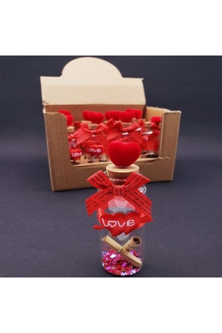 Love Kalpli Dilek Şişesi Belirtilmemiş