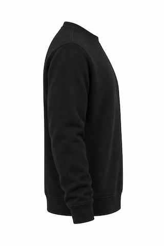 Coal City Erkek Siyah 3 İplik Şardonlu Oversize Sweatshirt