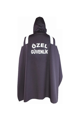 My Form Özel Güvenlik Yağmurluk-sıyah Siyah