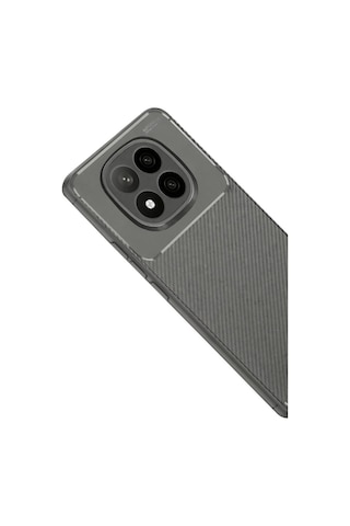 Xiaomi Poco M8 Pro 5g Uyumlu Kılıf Karbon Tasarım Kamera Korumalı Silikon Telefon Kılıfı Kapak Gri
