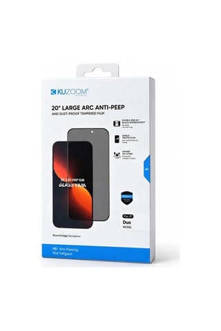 Delux Serisi Kişisel Kullanım Ofis Gereci Kuzoom Apple iPhone Duo Uyumlu 20 Hayalet Ekran Koruyucu