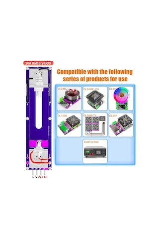Maoyaya 20a 4-kanallı Pil Test Standı 18650 İç Direnç Kapasitesi