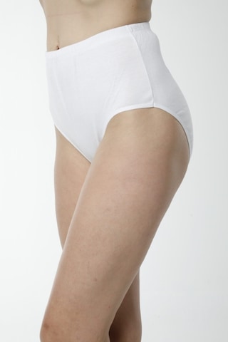 Hmd 1003 3'lü Hamile Lohusa Pamuklu Ribana Bato Külot - Beyaz Beyaz