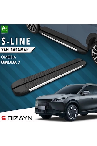 S-dizayn Omoda Omoda7 S-line Aluminyum Yan Basamak 183 Cm 2025 Üzeri A+ Kalite