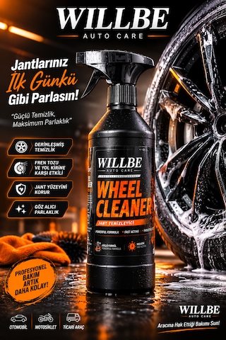 Willbe Auto Care Jant Temizleyici 500ml