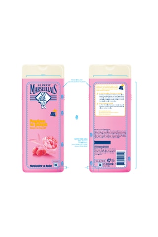 Le Petit Marseillais Frambuaz ve Şakayık Banyo ve Duş Jeli 2 x 400 ML
