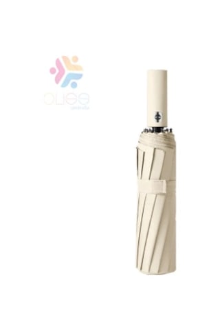 Bliss Umbrella 12 Telli Otomatik Şemsiye Krem