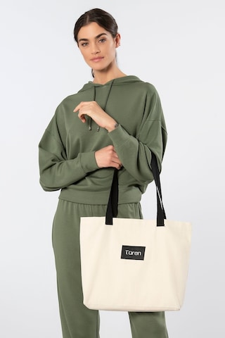 Türen Logo Baskılı Kanvas Tote Bag Çok Renkli