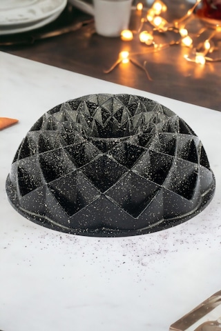 Brillant ANTARES Döküm  Granit Kek Kalıbı Siyah