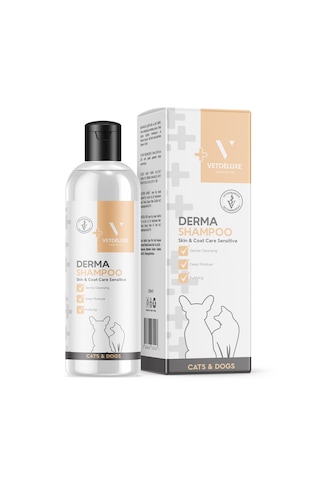 VETDELUXE Derma Cat / Dog Hypoallergenic Shampoo Hassas Ciltli Köpekler ve Kediler İçin Şampuan 200 ml VETDELUXE Derma Cat / Dog Hypoallergenic Shampoo Hassas Ciltli Köpekler ve Kediler İçin Şampuan 200 ml