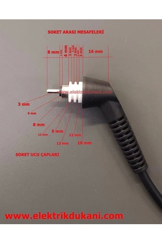 Saç Düzleştirici Güç Kablosu Tip 5