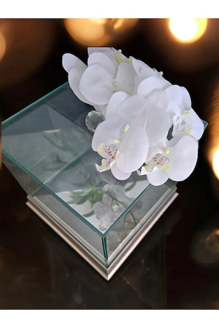 Cam Söz Nişan Çeyiz Bohça Kutusu 25 25 20 Cm Gelin Damat Bohçası