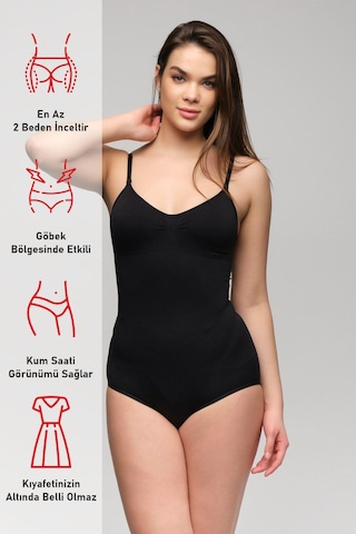 Siyah Mı Emay 1925 Soft Pedli Çıtçıtlı Body Siyah