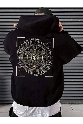 Altamira Erkek Avant Sırt Baskılı Oversize Kapşonlu Sweatshirt 001