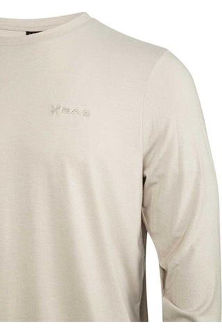 Lescon 2as Vernon Erkek Viloft Uzun Kol T-shirt Beyaz