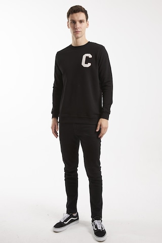 Boston Siyah O-yaka Sweatshırt Siyah