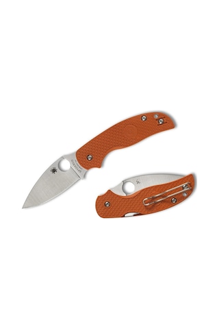 Spyderco Sage 5 Burnt Orange Lightweight Cpm Rex 121 Plainedge Kamp Çakı Turuncu