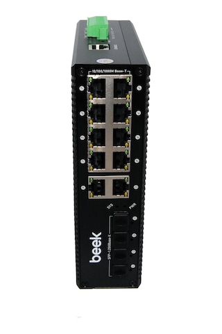 8 Ports Gigabit Industrial Poe Switch With 4g Sfp-131498