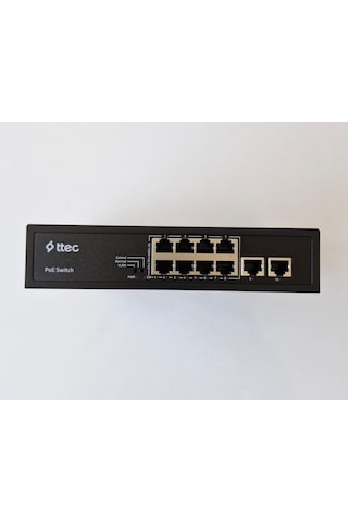Ttec 10120p 8 Port 10/100m Poe 2 Port 10/100 Uplink Tak Çalıştır 120w Poe Switch