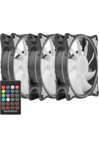 Green Gfk120m-argb Huracan Kıt 3x12cm Fan Kumandalı Bilgisayar Kasa Fanı