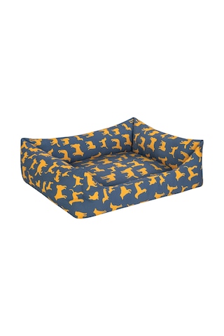 Pet Comfort Uniform Lacivert-sarı Köpek Yatağı L 70x60cm